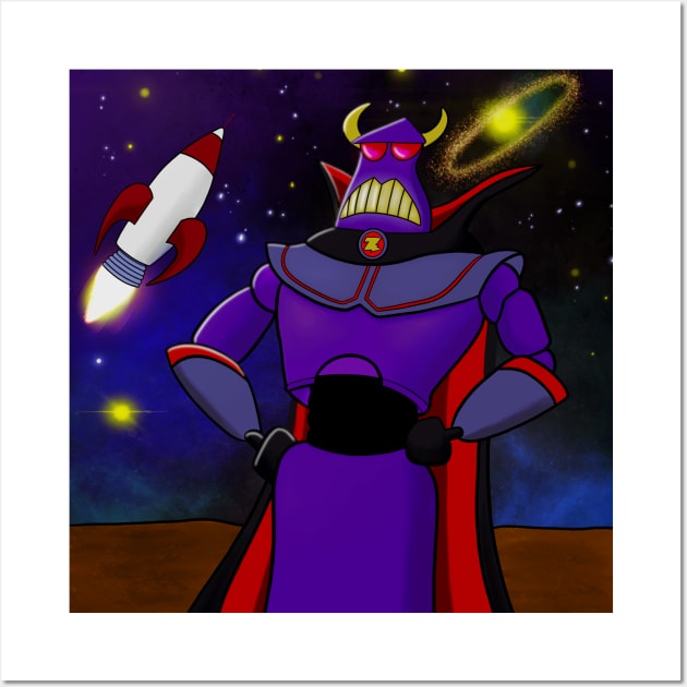 Emperor Zurg Toy Story Wall Art by Jamie Collins